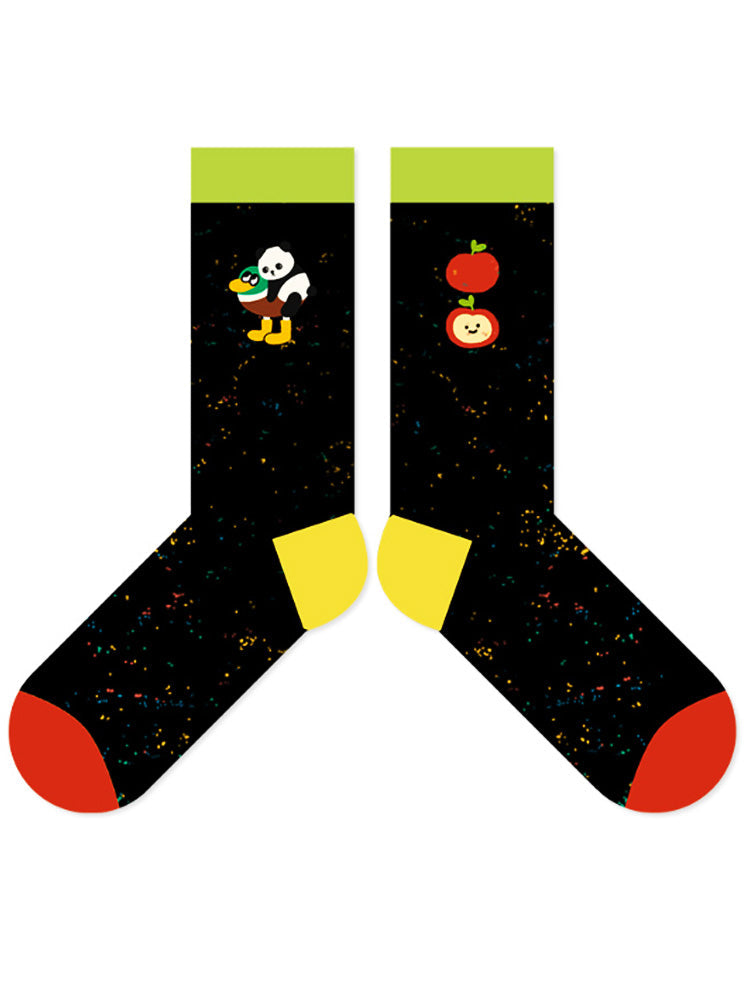 Cartoon Panda Pattern Socks