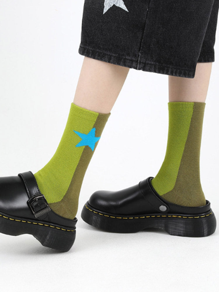 Star Muster Socken