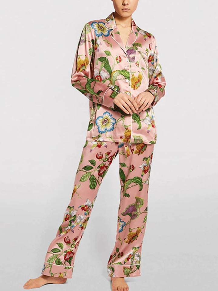 Secret Garden Print Pajama Set