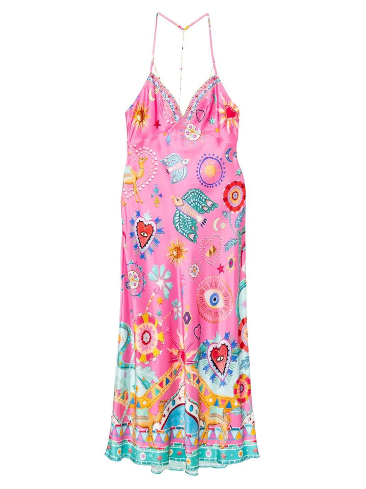 Chain Strap Maxi Dress