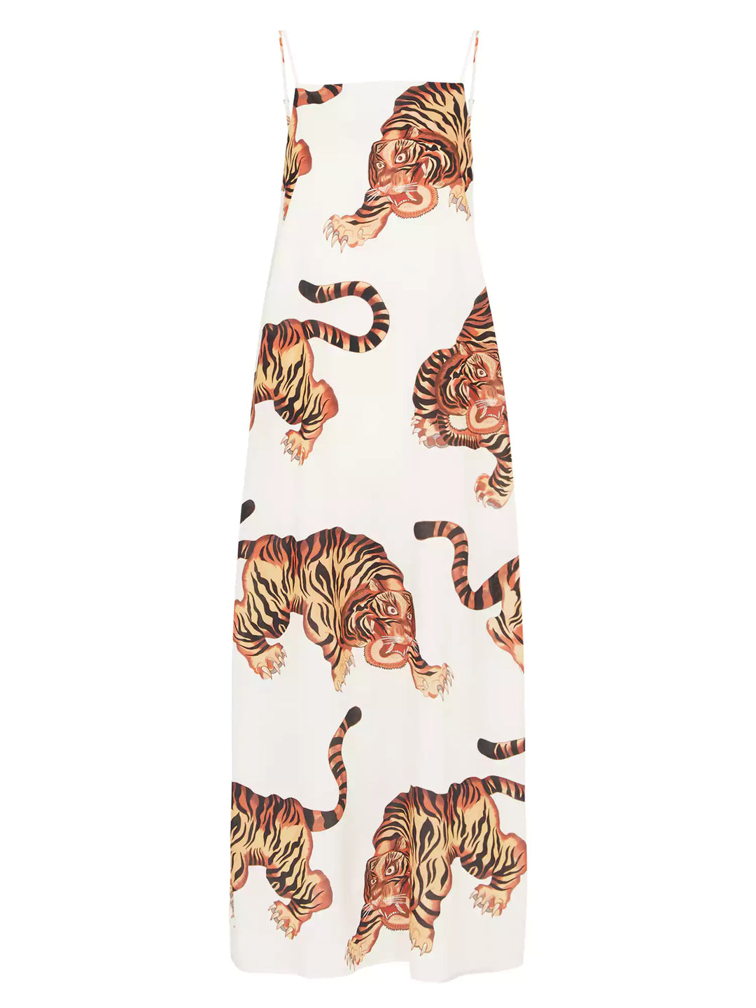 Shoulder Strap 100%Cotton Dress - Tiger