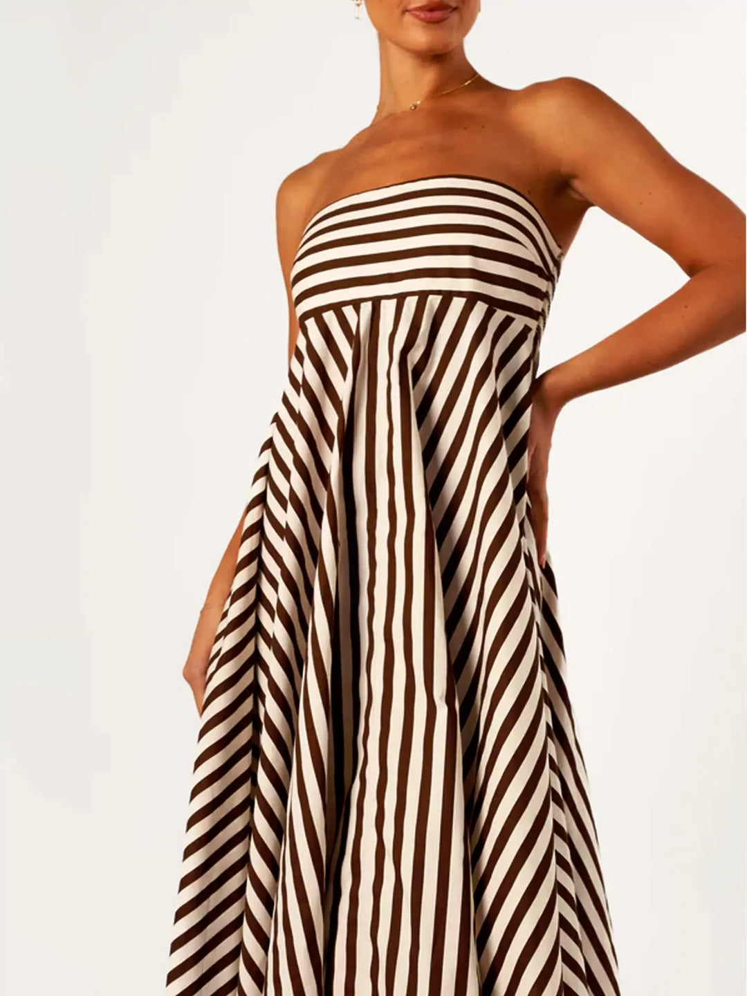 Nocturnal Charm Ruched Maxi Dress