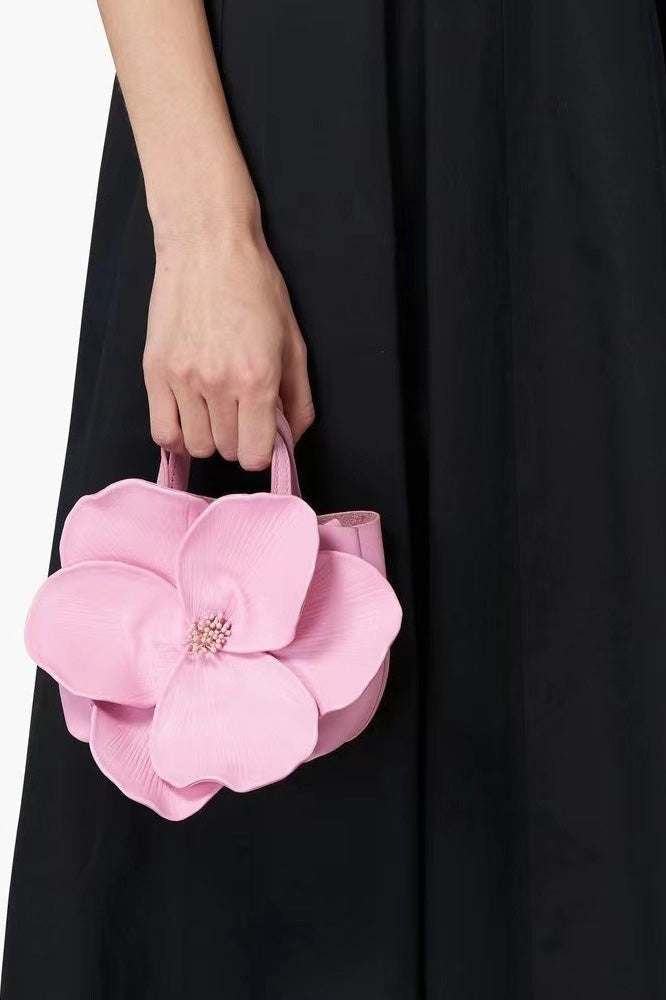 Floral PU Leather Handbag