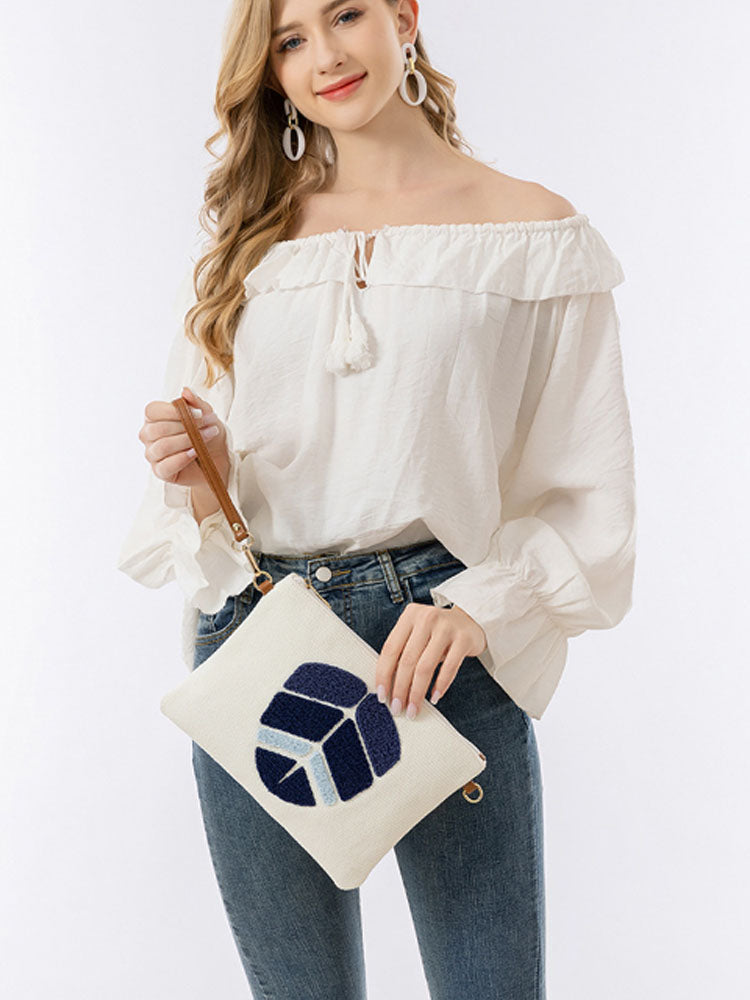 Clutch met afneembare schouderband