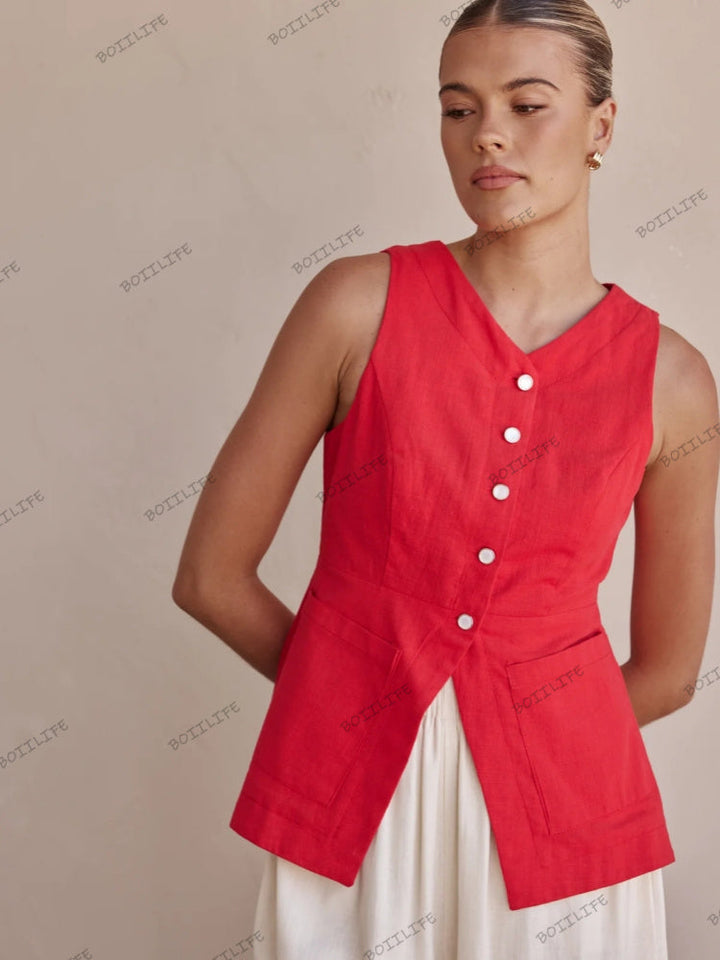 Fashionable Vest Tank Top