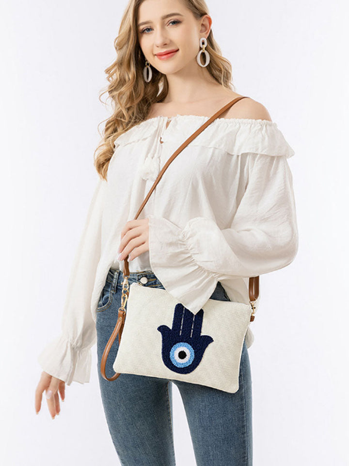 Bolsa Clutch com Alça de Ombro Destacável