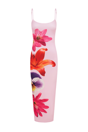 Vestido midi DEIA - Flor multicolor