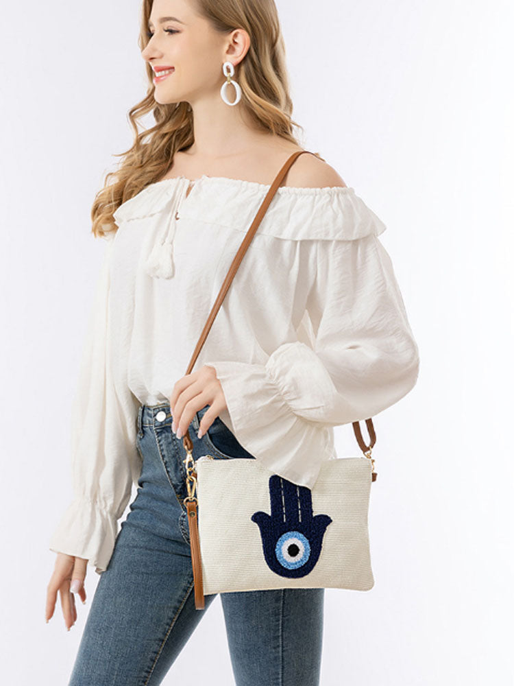 Bolsa Clutch com Alça de Ombro Destacável