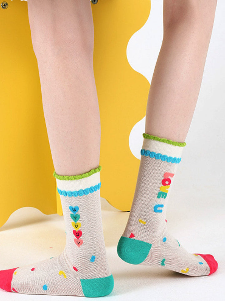 Cute Bear Mid-Calf Socks