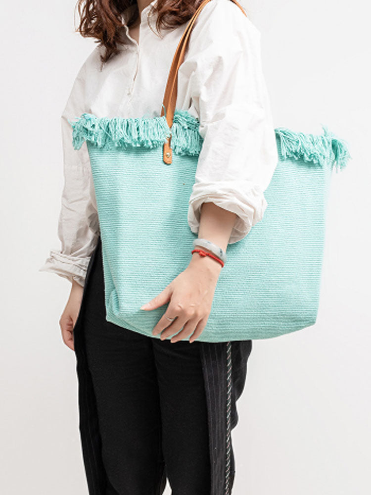 Canvas Tote Skuldertaske