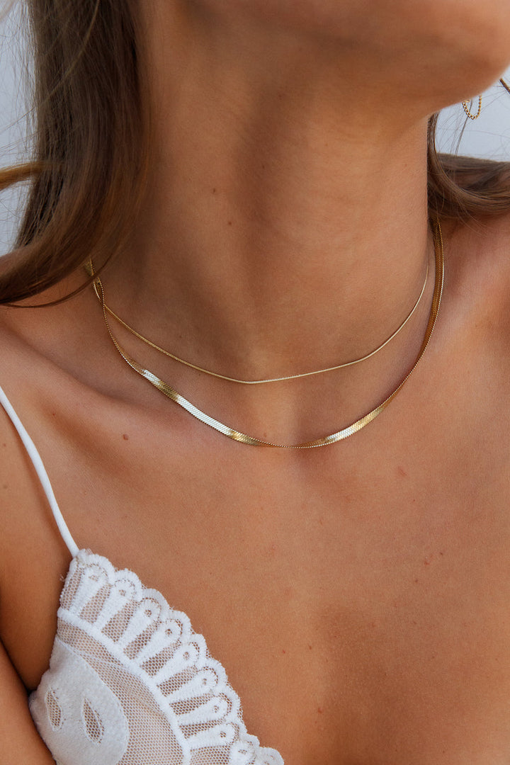 18K vergulde Effortless You ketting goud