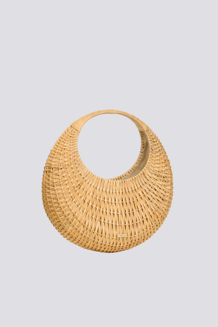 Alison Woven Round Bag