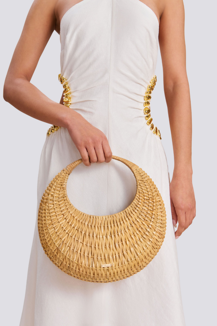 Alison Woven Round Bag