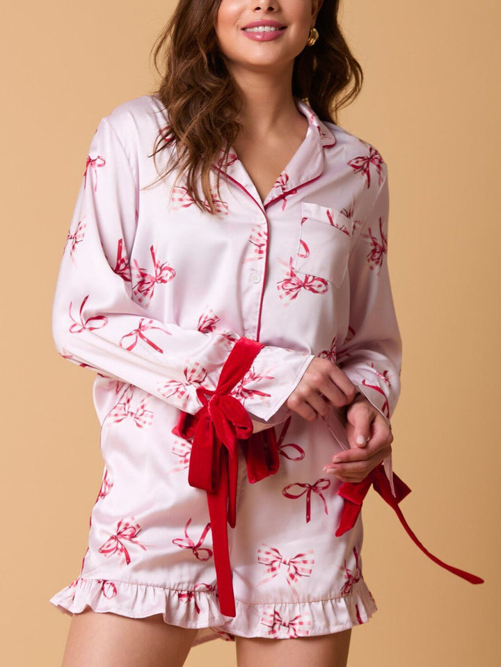 Gigi Ribbon Pajama Set