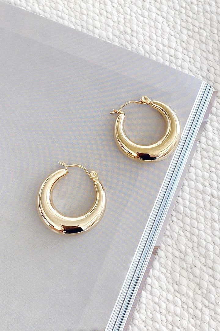 Essential Hoop Earrings - Gold