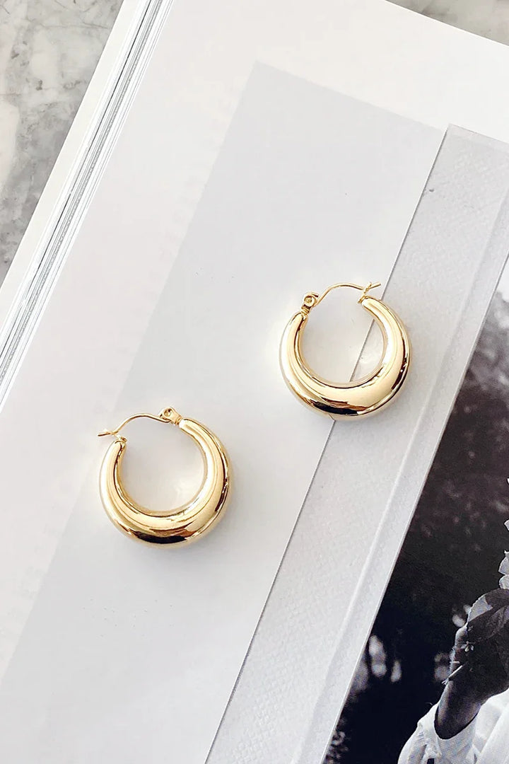 Essential Hoop Earrings - Gold