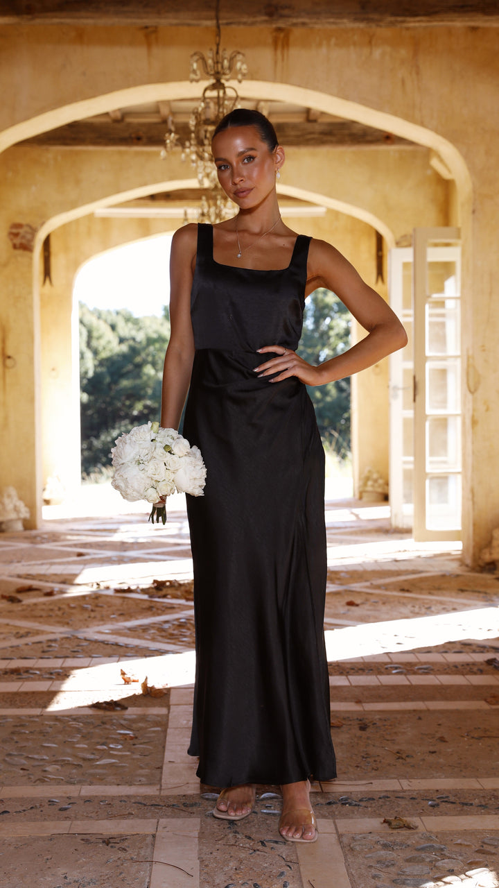 Alaria Maxi Dress - Black