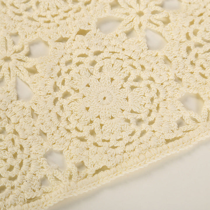 Hand Crochet Lace Bandana