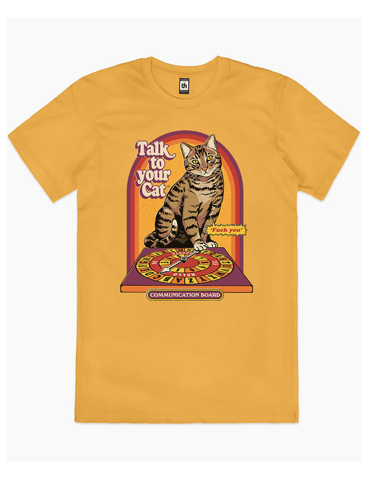 Camiseta básica Habla con tu gato