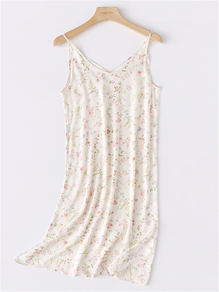 Tryckt korsryggen Cami Dress