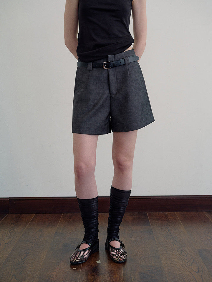 Casual slim-fit blazershort