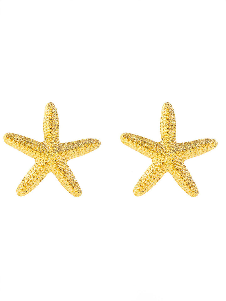 Collar de estrella de mar de Santorini ~ Oro