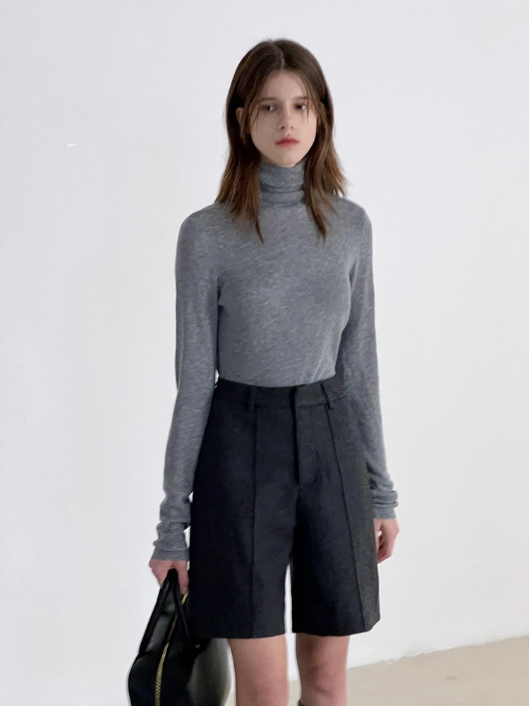 Woll Stretch Slim-Fit Turtleneck Sweater