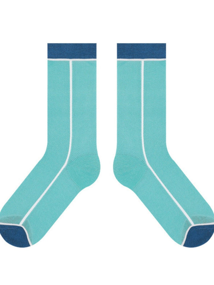 Chaussettes ultra fines en soie de verre cristal transparent