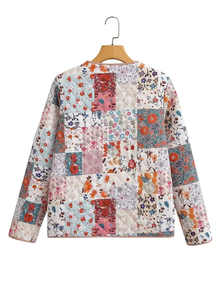 Jacke mit Patchwork-Muster