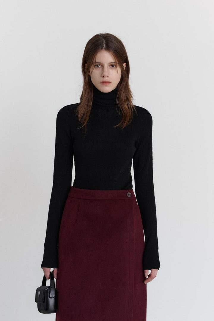 Woll Stretch Slim-Fit Turtleneck Sweater