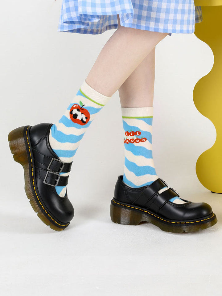 Cartoon Panda Muster Cotton Socks