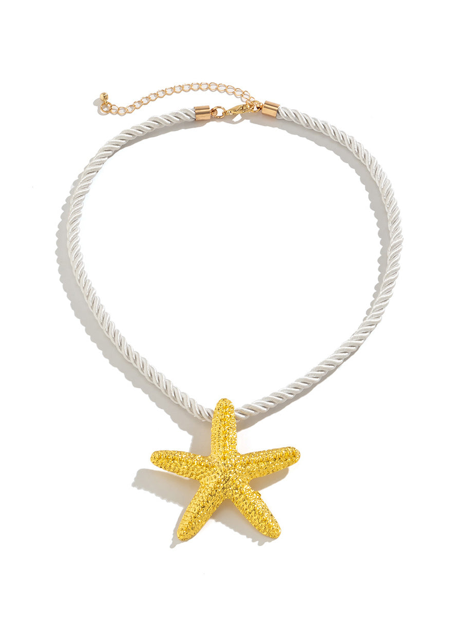 Santorini Starfish kaulakoru ~ kultaa