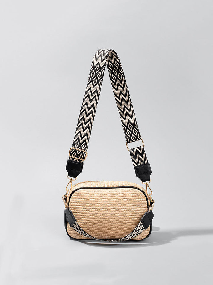 Grass Woven Mini Square Bag