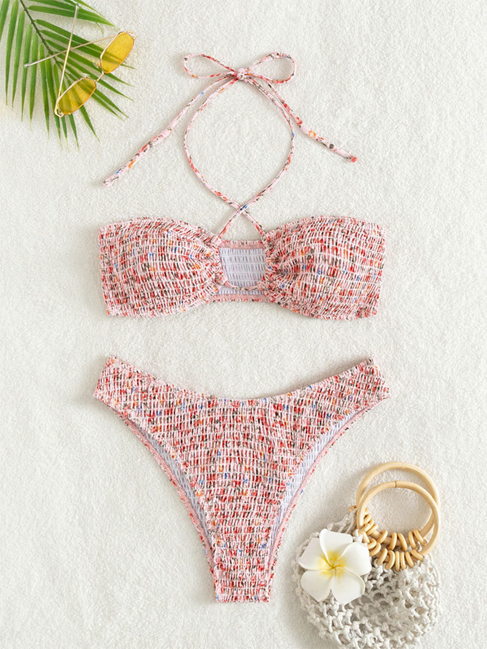 Floral Halter Bikinidragt