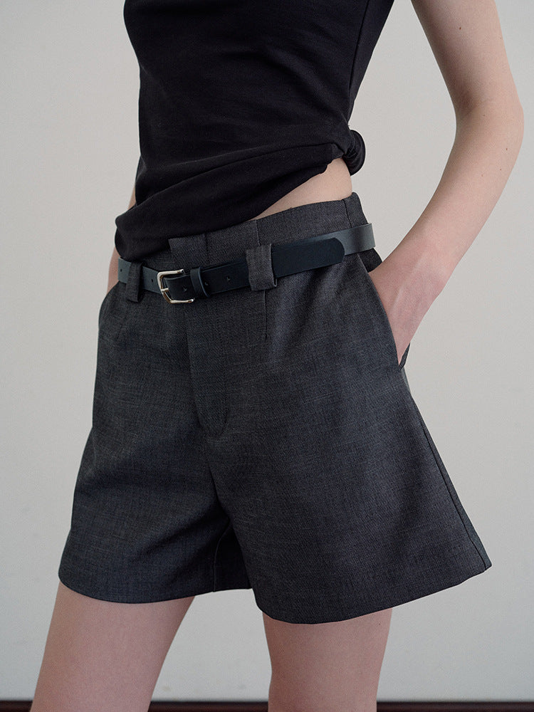 Casual slim-fit blazershort