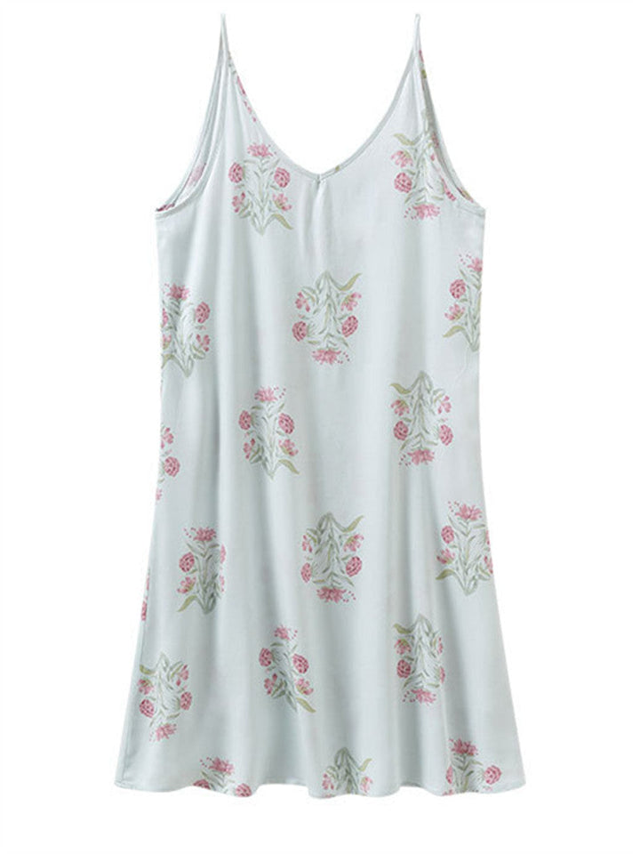 Tryckt korsryggen Cami Dress