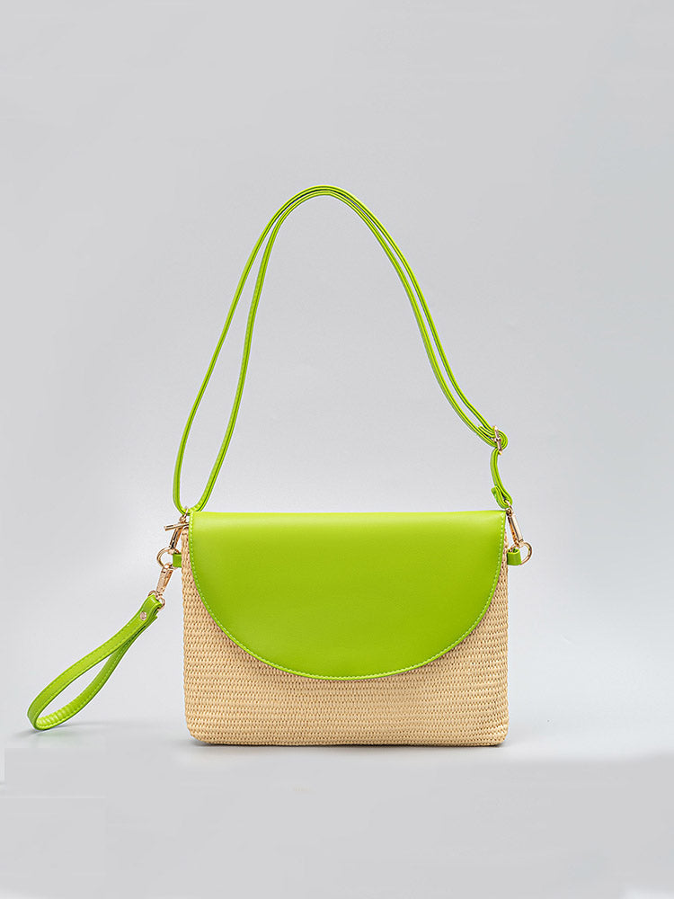 Odnímatelný ramenní popruh Grass Woven Clutch