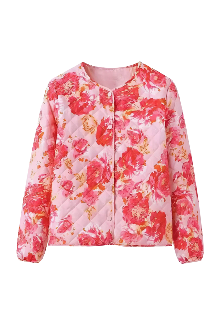 Maeve Floral Jacquard Micro Jacket