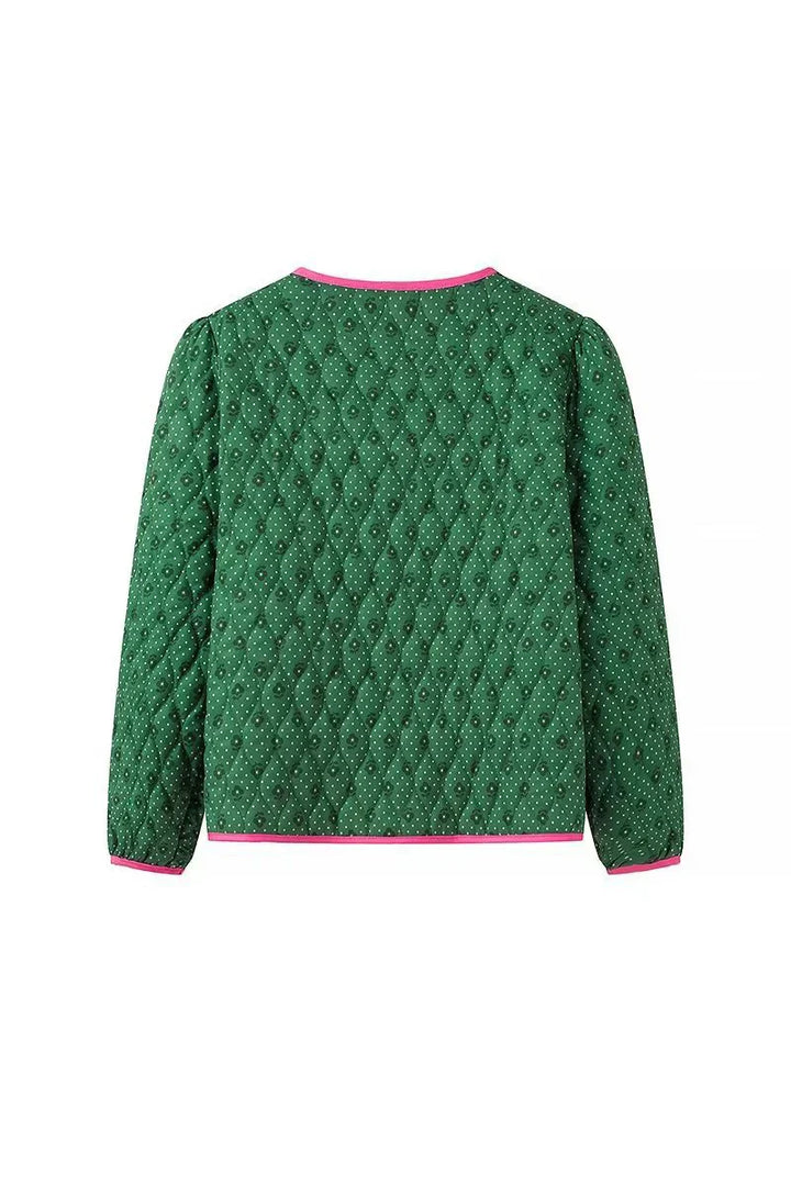 Green Quilted Jacket