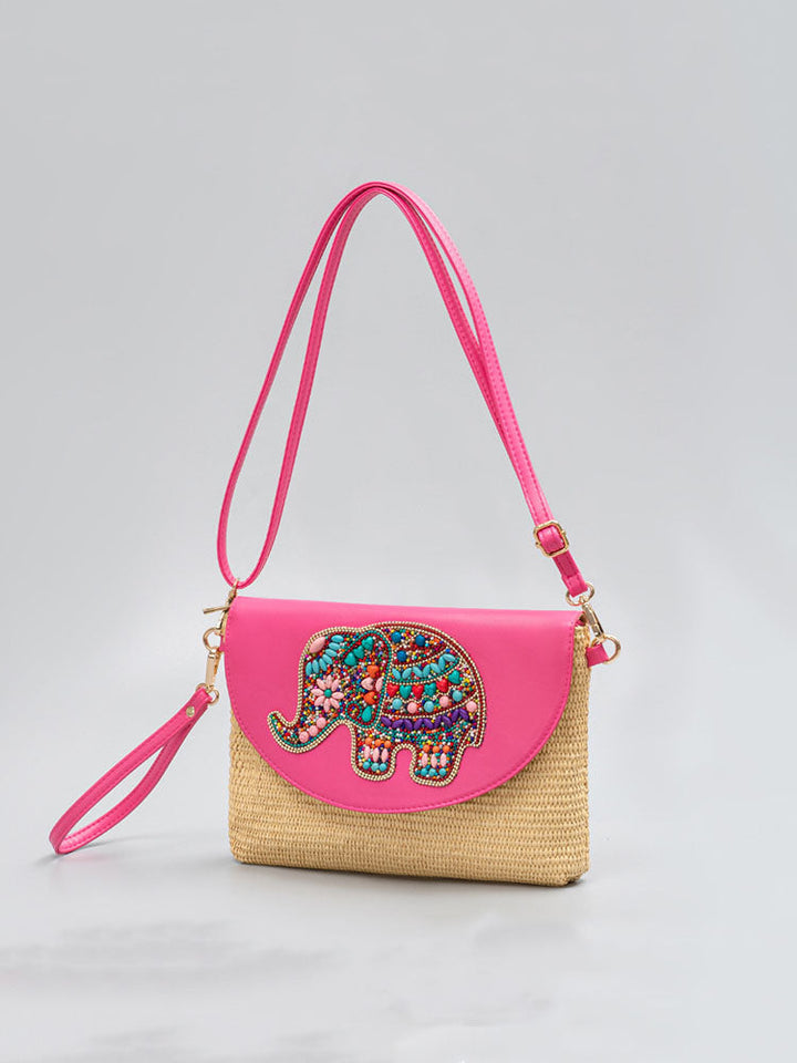 Bolsa Crossbody Tecido Grama