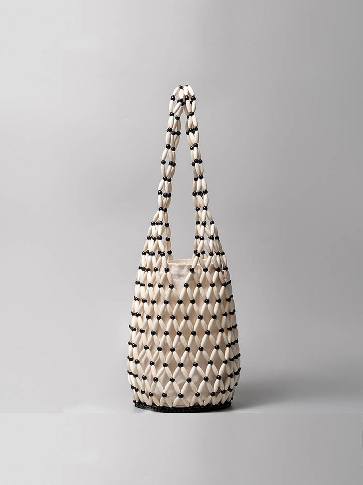 Træbead Bucket Bag