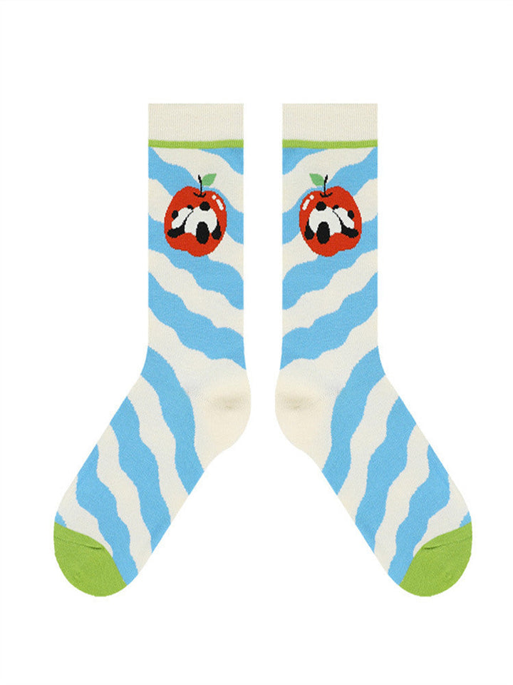 Cartoon Panda Muster Cotton Socks