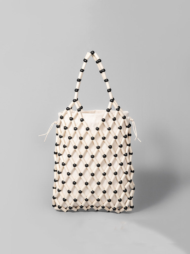 Huel-Out hëlzent Bead Woven Tote Bag