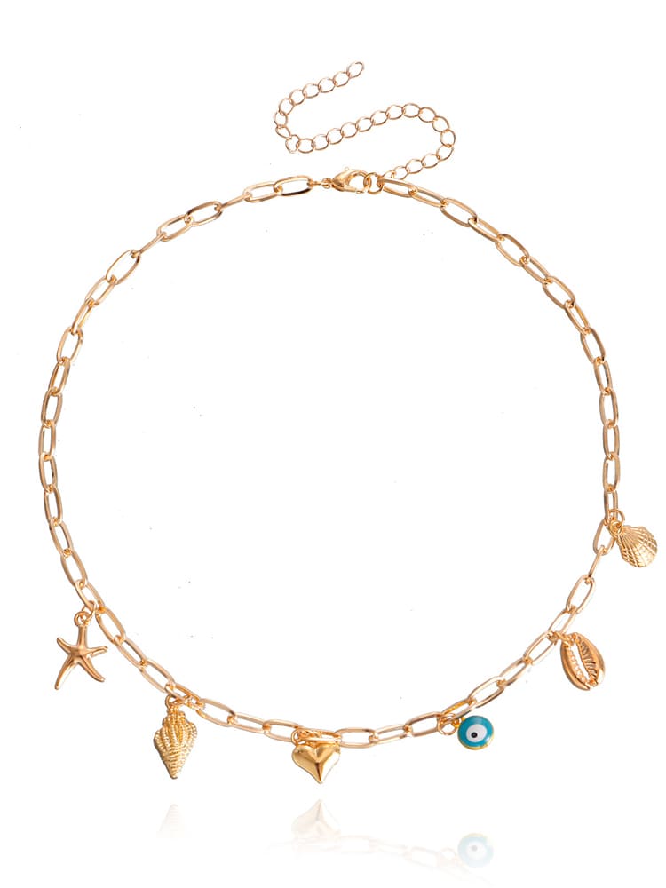 Spiral Shell Seastar halsband