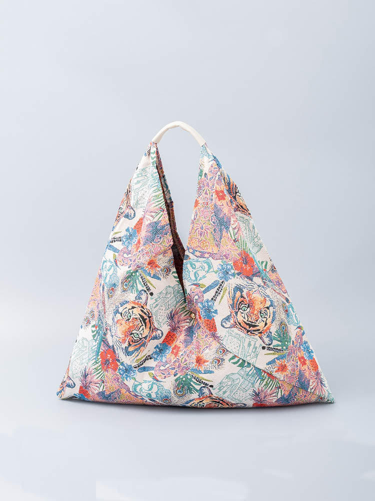 Plátěná taška Triangle Bag - Potištěná