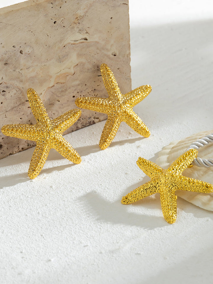 Santorini Starfish Halskette ~ Gold