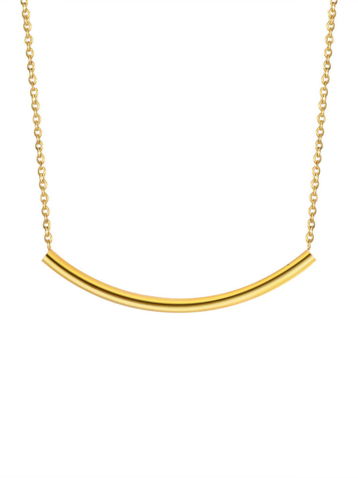 LUXE Curved Bar Necklace