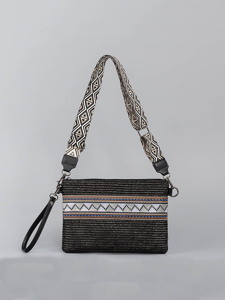 Grass Woven Clutch