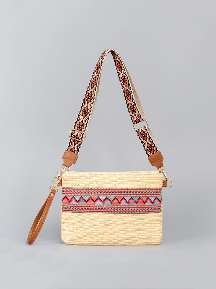 Grass Woven Clutch