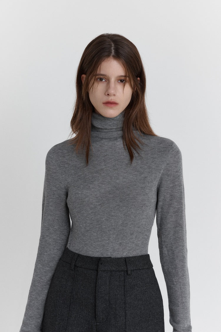 Woll Stretch Slim-Fit Turtleneck Sweater